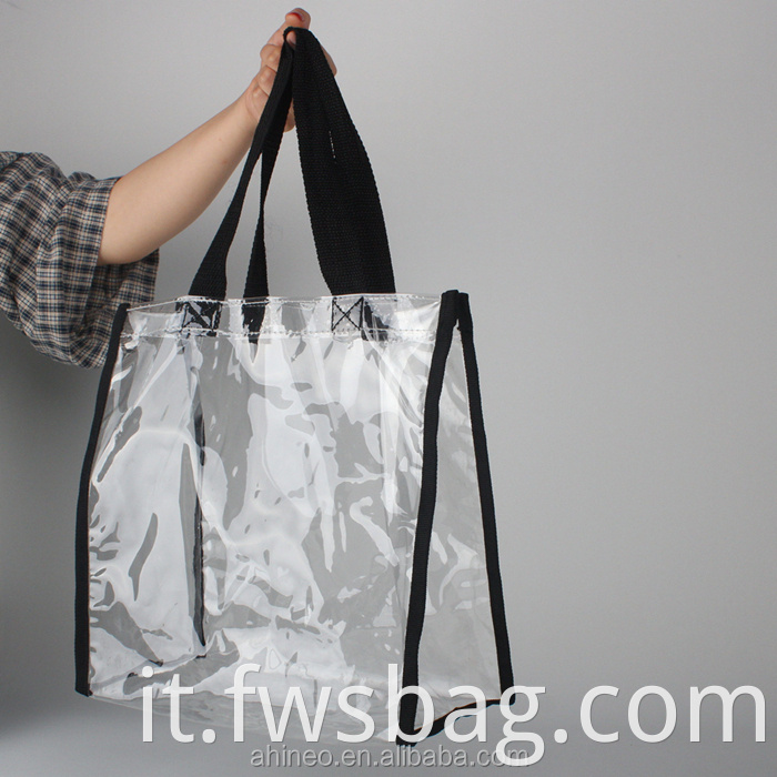 Simple Design Football Stadium Approvato Large Shopping PVC Shopping Shopping Pvc Tote Bag